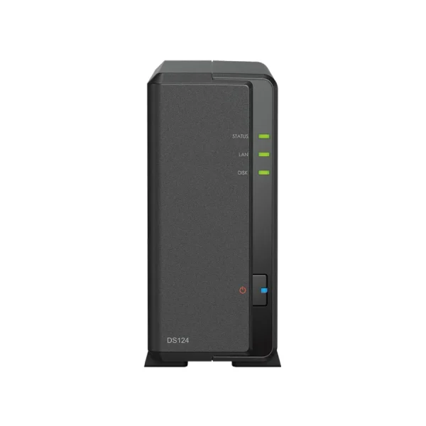 Synology DS124 mặt trước NAS Synology DS124 – mặt trước