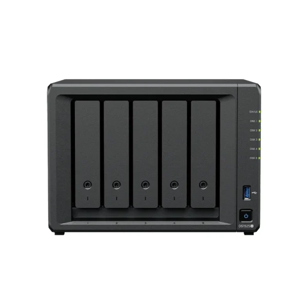 NAS Synology DS1525+ – 5 khay – mặt trước