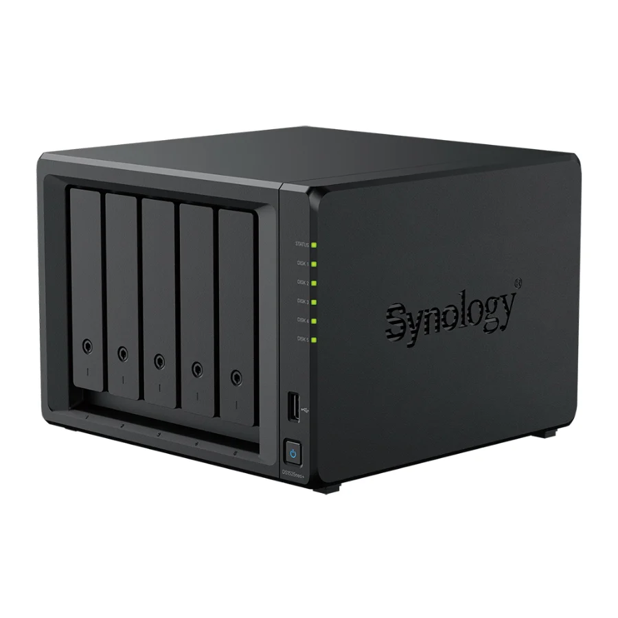 NAS Synology DS1525neo+ – 5 khay – góc nghiêng