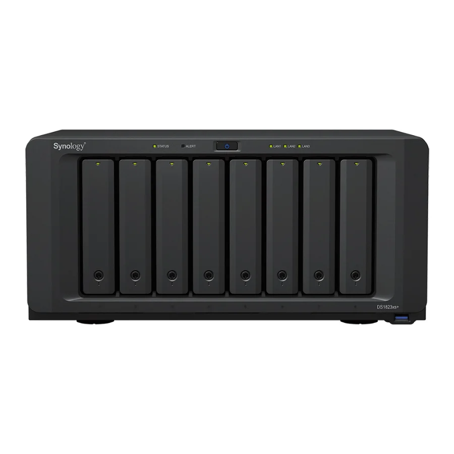 NAS Synology DS1823xs+ – 8 khay – mặt trước