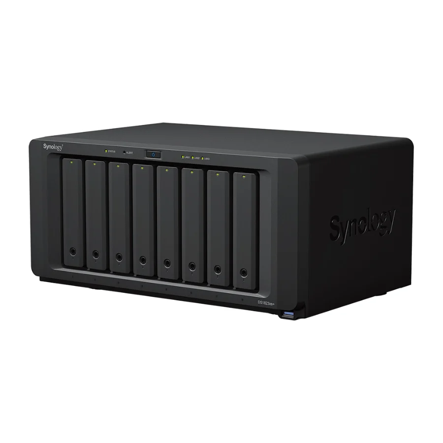 NAS Synology DS1823xs+ – 8 khay – góc nghiêng