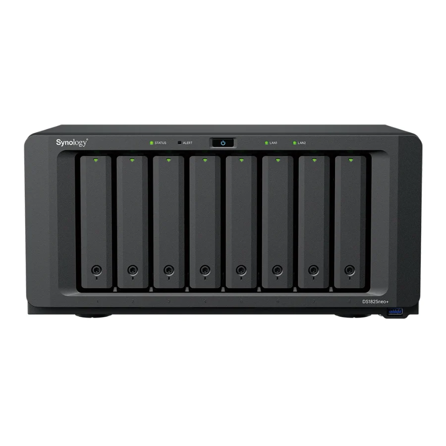 NAS Synology DS1825neo+ – 8 khay – mặt trước