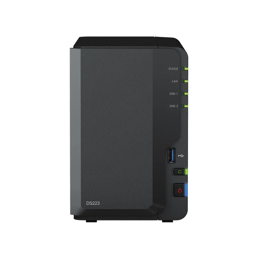 NAS Synology DS223 – 2 khay – mặt trước