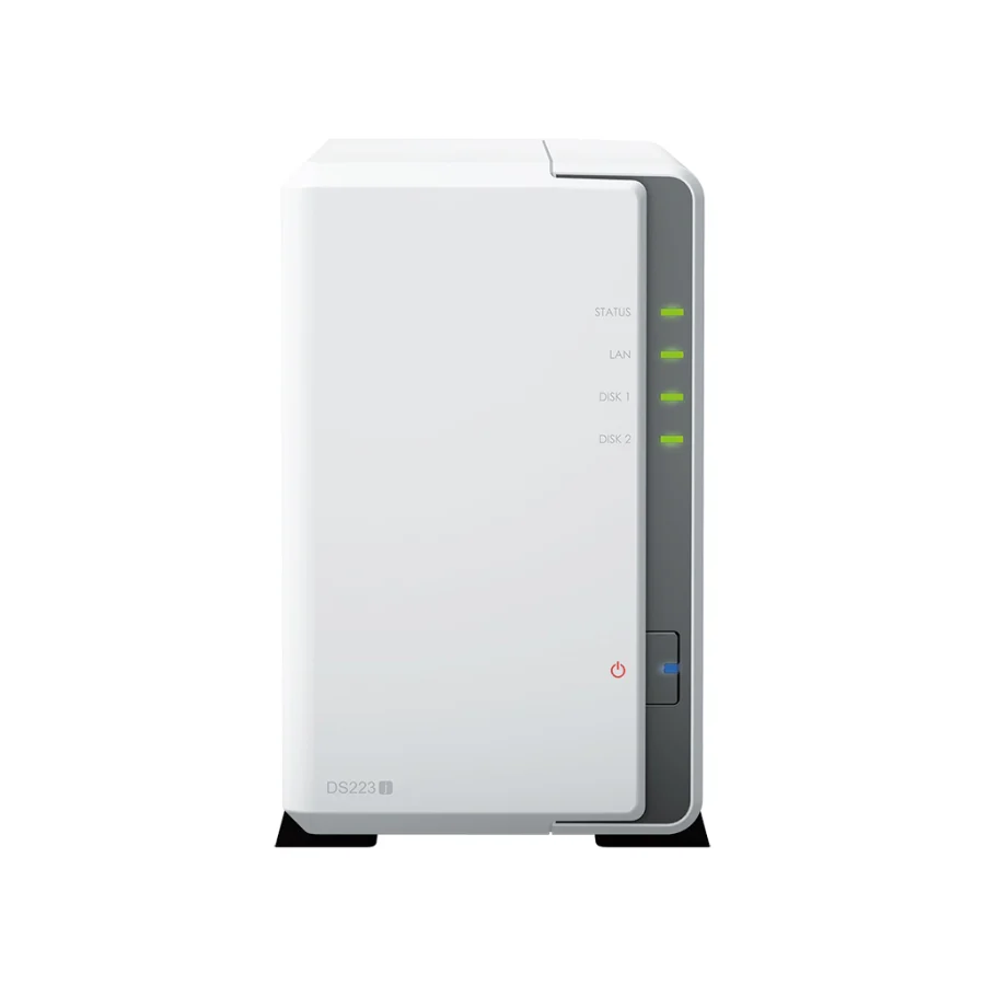 NAS Synology DS223j – 2 khay – mặt trước