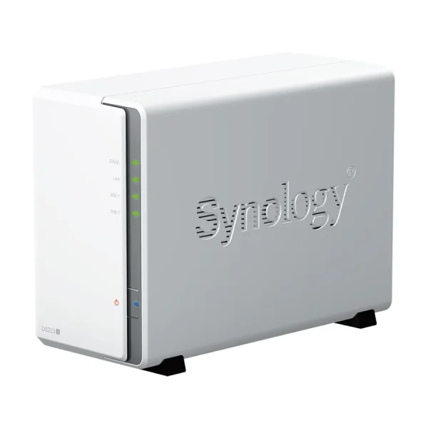 NAS Synology DS223j – 2 khay – góc nghiêng