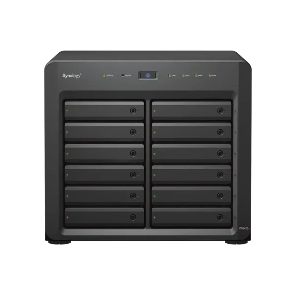 NAS Synology DS2422+ – 12 khay – mặt trước