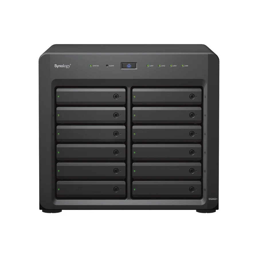 NAS Synology DS2422+ – 12 khay – mặt trước
