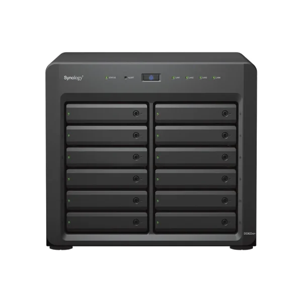 Synology DS3622xs+ mặt trước NAS Synology DS3622xs+ – 12 khay – mặt trước