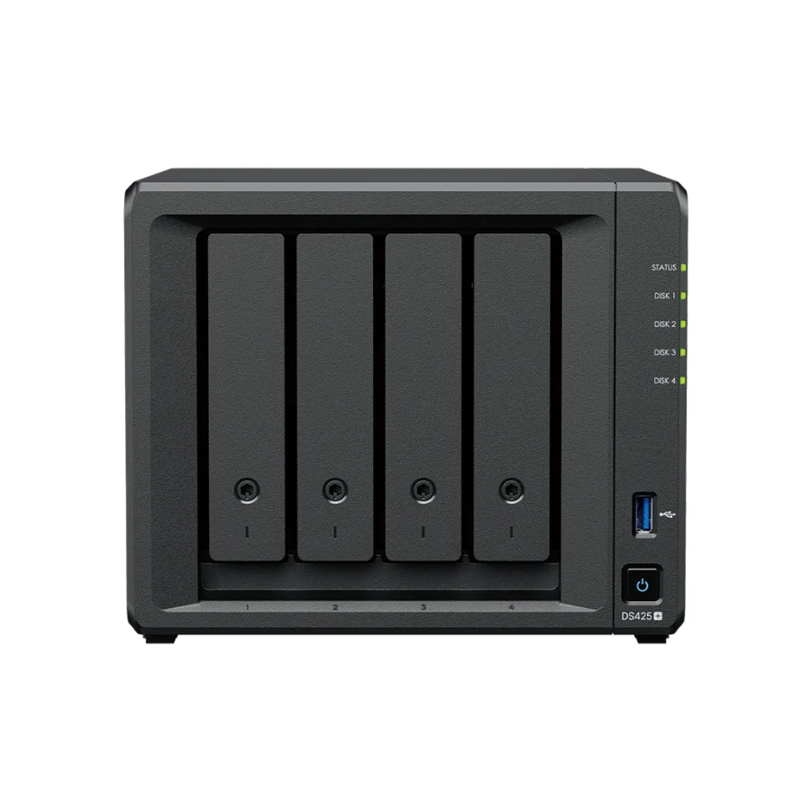NAS Synology DS425+ – 4 khay – mặt trước