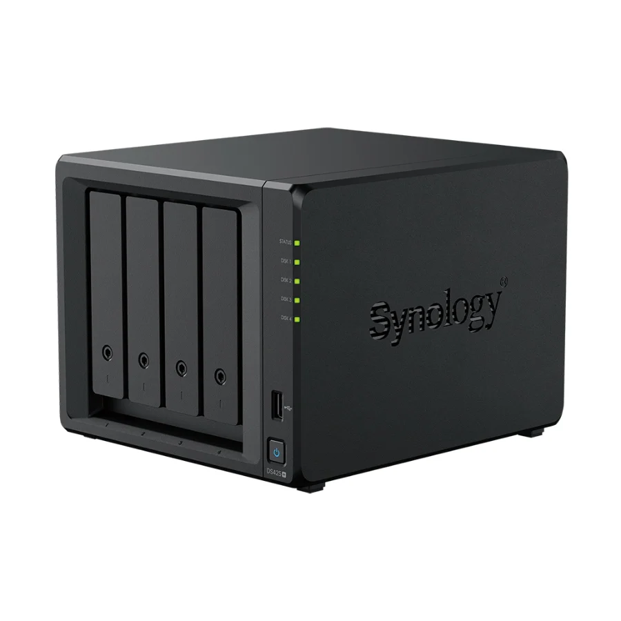 NAS Synology DS425+ – 4 khay – góc nghiêng