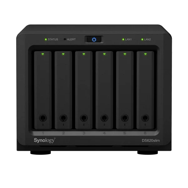 NAS Synology DS620slim – 6 khay – mặt trước