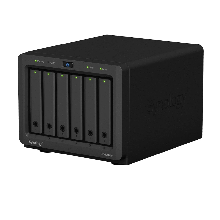 NAS Synology DS620slim – 6 khay – góc nghiêng