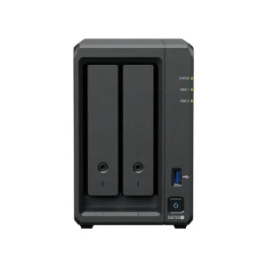 NAS Synology DS725+ – 2 khay – mặt trước
