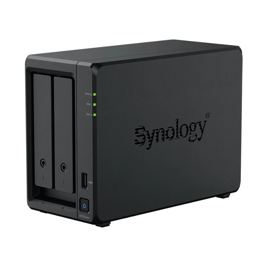 NAS Synology DS725neo+ – 2 khay – góc nghiêng