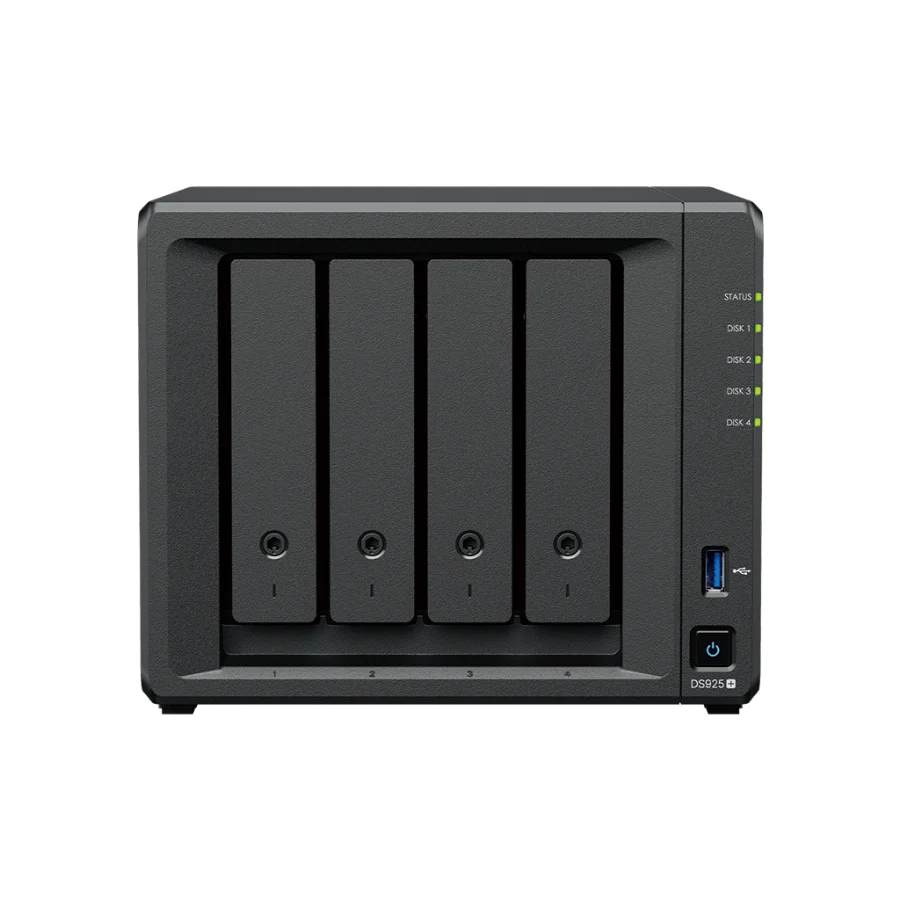 NAS Synology DS925+ – 4 khay – mặt trước