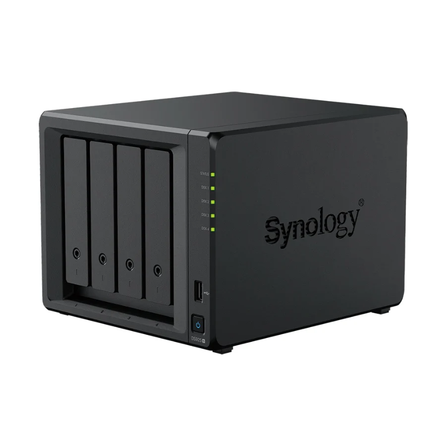 NAS Synology DS925+ – 4 khay – góc nghiêng