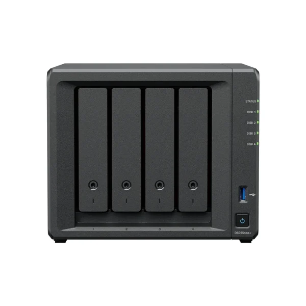 NAS Synology DS925neo+ – 4 khay – mặt trước