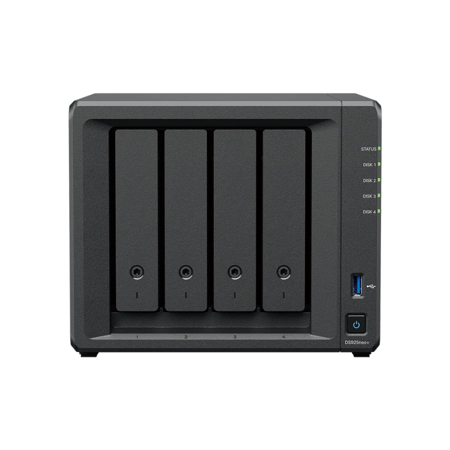 NAS Synology DS925neo+ – 4 khay – mặt trước