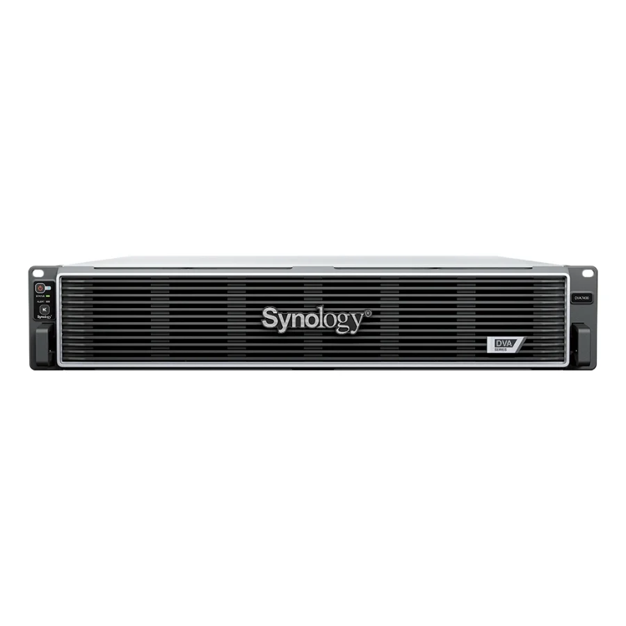Đầu ghi hình AI Synology DVA7400 – 12 khay – mặt trước