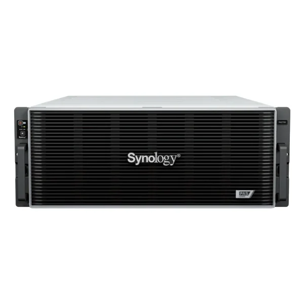 Synology PAS7700 mặt trước Hệ thống lưu trữ Synology PAS7700 – 48 khay – mặt trước