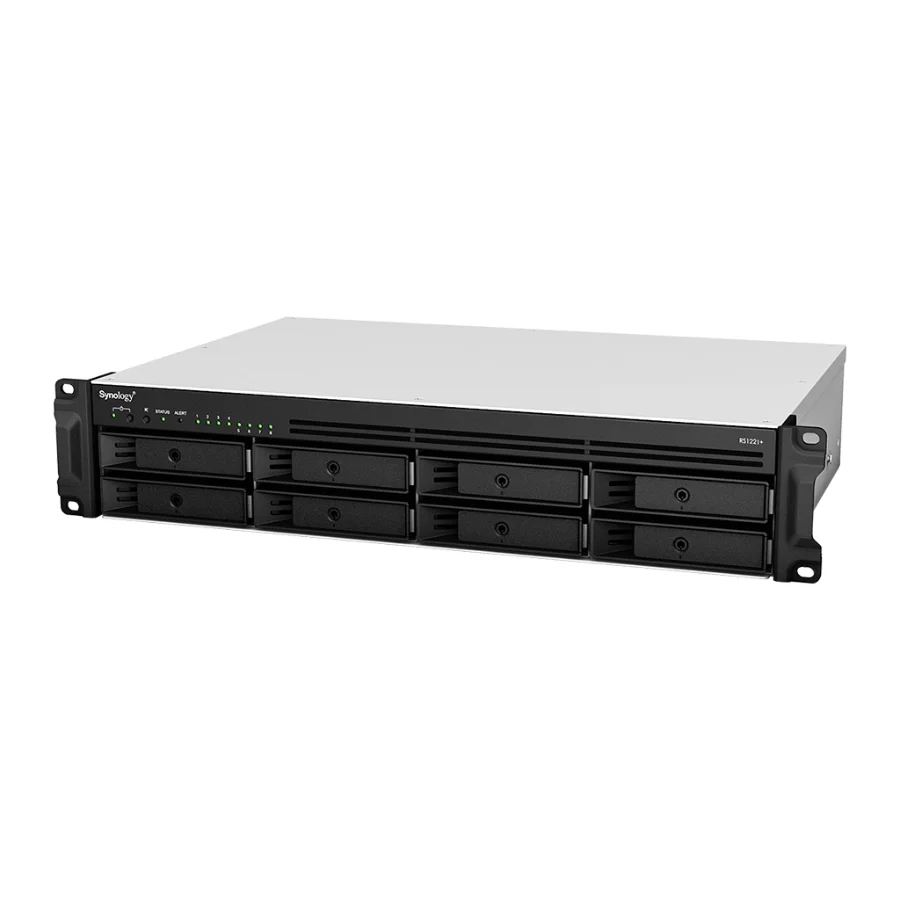 NAS Synology RS1221+ – 8 khay – góc nghiêng