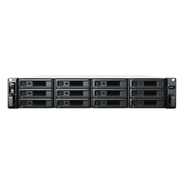 Synology RS2423+ mặt trước NAS Synology RS2423+ – 12 khay – mặt trước
