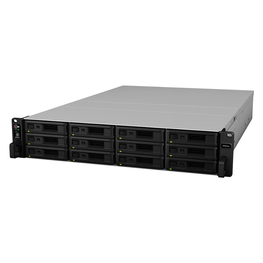 NAS Synology RS3618xs – 12 khay – góc nghiêng
