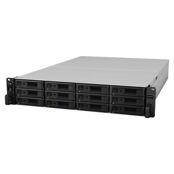 NAS Synology RS3621RPxs – 12 khay – góc nghiêng