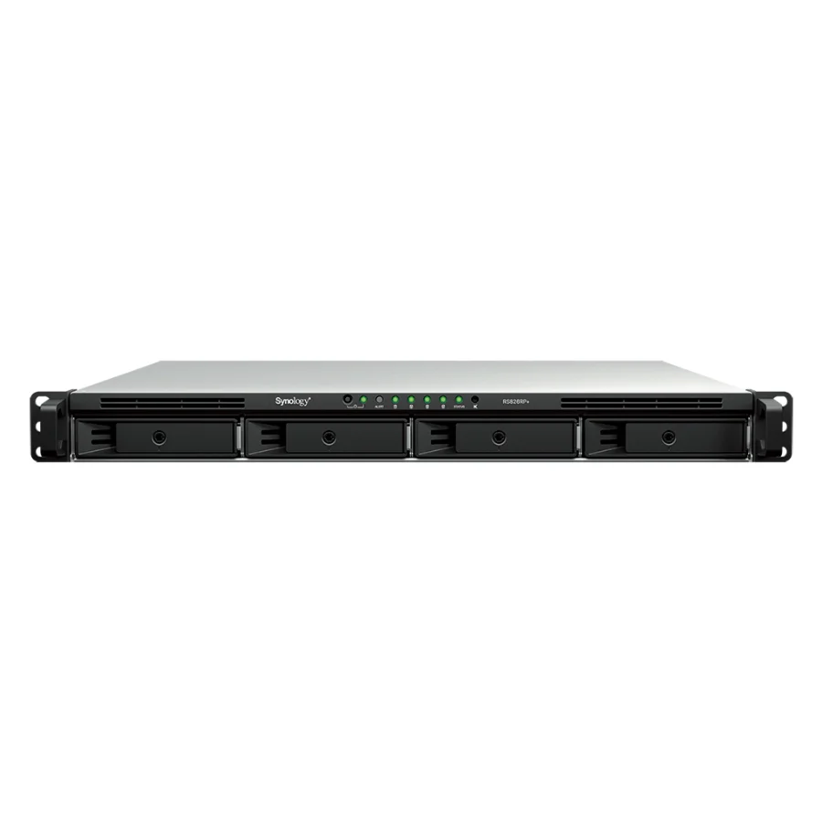 NAS Synology RS826RP+ – 4 khay – mặt trước