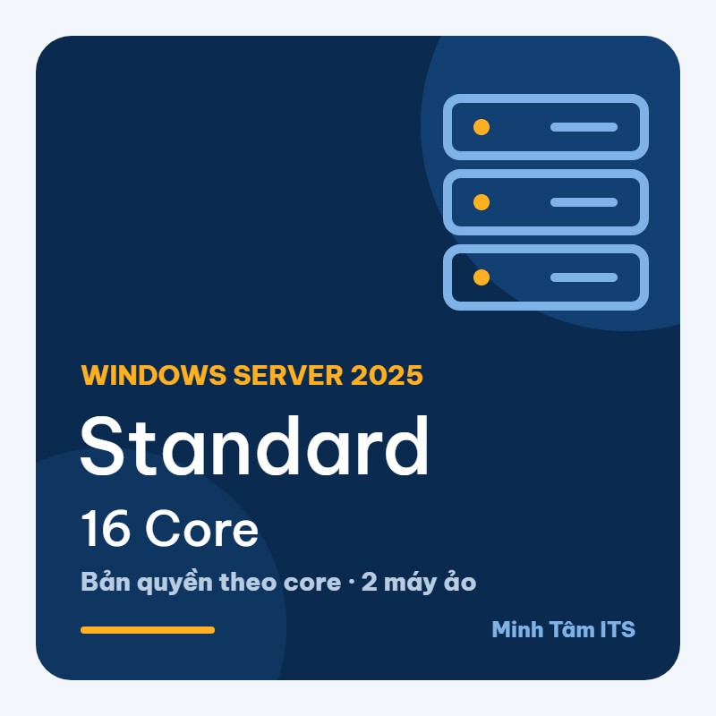 Windows Server 2025 Standard 16 Core